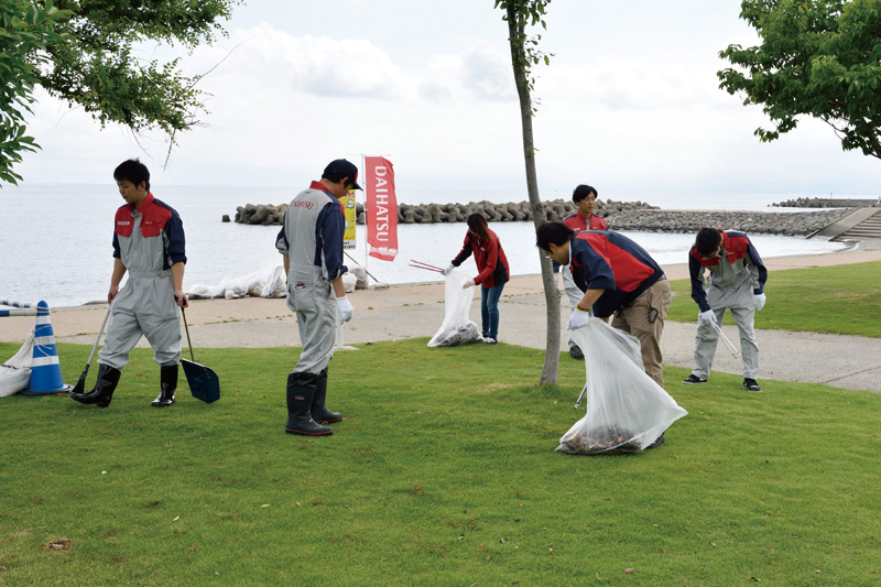 海老江海浜公園周辺清掃